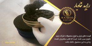 صادرات انواع خاویار به کویت